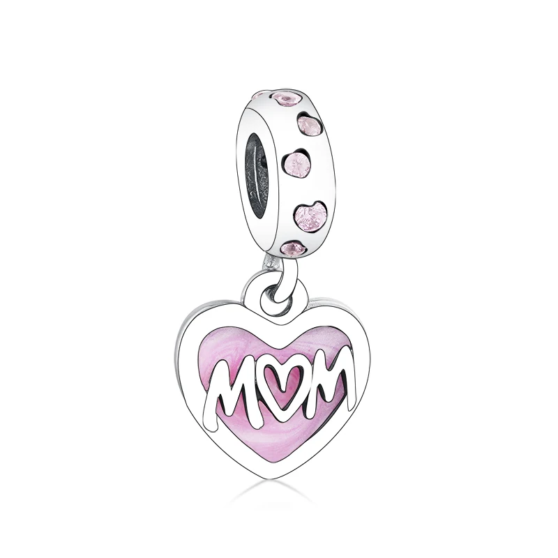 Hot Sale Silver Necklace Pendant 925 Sterling Silver Mum Script Enamel Heart Beads Charms For Jewelry Making
Hot Sale Silver Necklace Pendant 925 Sterling Silver Mum Script Enamel Heart Beads Charms For Jewelry Making