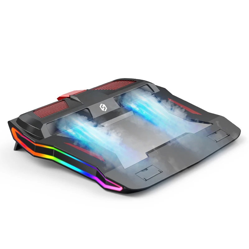 Gaming Laptop Cooler TWO Fan Two USB Port Led RGB Lighting Notebook Stand for Laptop 12-17 inch base para Laptop Cooling Pad
Gaming Laptop Cooler TWO Fan Two USB Port Led RGB Lighting Notebook Stand for Laptop 12-17 inch base para Laptop Cooling Pad