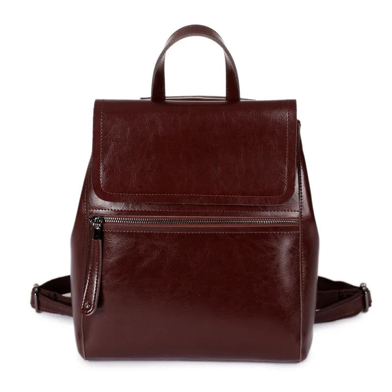 2021 Trendy College-Style Oil Wax Genuine Leather Backpack For Women With Shoulder Leather Backpack, Pink, blue, black, coffee
2021 Trendy College-Style Oil Wax Genuine Leather Backpack For Women With Shoulder Leather Backpack, Pink, blue, black, coffee