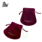 Customized mini cloth drawstring bags for board game material