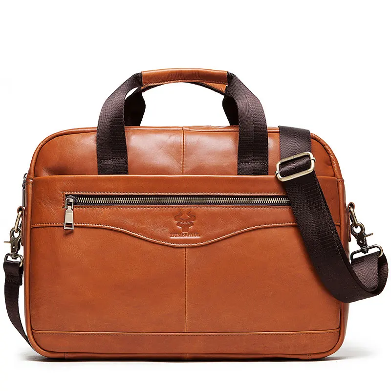 HUMEPAUL High Quality Brand Leather Laptop Bags Men Business Briefcase Messenger Bag Vintage Top Crossbody Bag, Brown
HUMEPAUL High Quality Brand Leather Laptop Bags Men Business Briefcase Messenger Bag Vintage Top Crossbody Bag, Brown