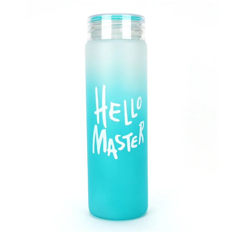 Portable Colorful Custom Printed Glass Water Bottles Frosted Glass Cup Drinking, Purple,green,orange,yellow,pink
Portable Colorful Custom Printed Glass Water Bottles Frosted Glass Cup Drinking, Purple,green,orange,yellow,pink
