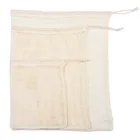 Environmental Cotton cloth bag For Vegetable Fruit Cotton Mesh Bag Reusable Kitchen Household cotton bag drawstring small