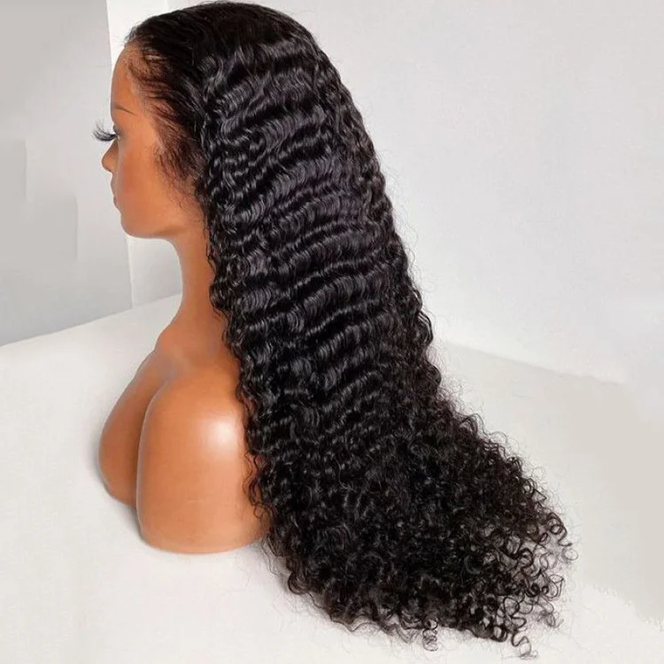 Wholesale Cheap Ladies Long Wet Deep Curly Virgin Brazilian Full Cuticle Aligned Human Hair Lace Front Wigs
Wholesale Cheap Ladies Long Wet Deep Curly Virgin Brazilian Full Cuticle Aligned Human Hair Lace Front Wigs