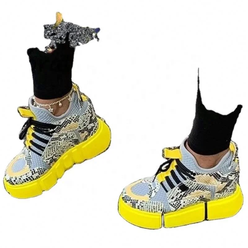 Brand Safety Shoes Vulcanized Shoes Feflective Thick Bottom Sneakers Leisure Zapatillas Mujer, Red,yellow
Brand Safety Shoes Vulcanized Shoes Feflective Thick Bottom Sneakers Leisure Zapatillas Mujer, Red,yellow