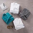 Terry Bathrobes Bathrobestriped Cotton Bathrobe Wholesale Luxury 100% Cotton Adult Velvet Robes Hotel Terry Bathrobes