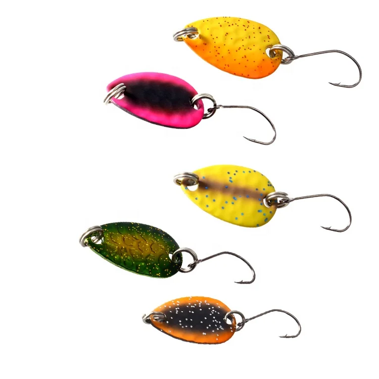 Free sample1.6g trout spoon metal fishing lures spoon jig fishing bait, Vavious colors
Free sample1.6g trout spoon metal fishing lures spoon jig fishing bait, Vavious colors