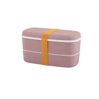 plastic Japanese style doubl layers portable lunch box, plastic bento box for travel school kitchen outdoor 
plastic Japanese style doubl layers portable lunch box, plastic bento box for travel school kitchen outdoor
