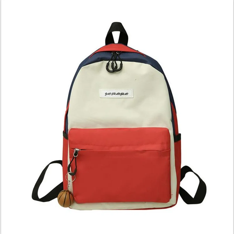 Trend Outing Backpack Leisure Light Student Schoolbag Multifunctional Backpacks Small Fresh Canvas Bag, Black red, white red, red blue, green white
Trend Outing Backpack Leisure Light Student Schoolbag Multifunctional Backpacks Small Fresh Canvas Bag, Black red, white red, red blue, green white