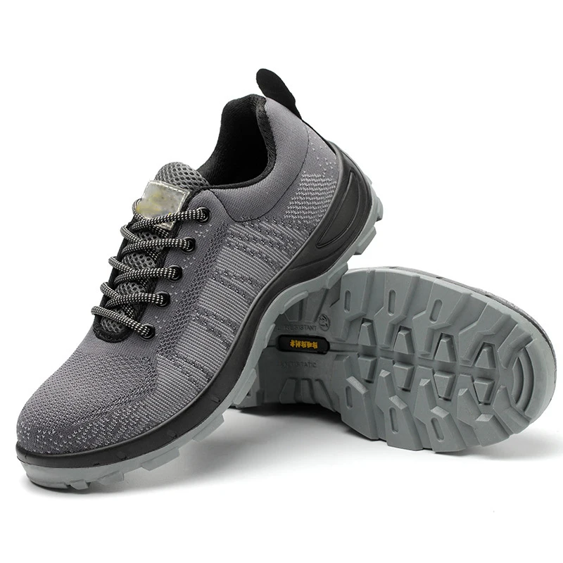 Protection Puncture Proof Anti-smash Steel Toe Cap Safety Shoes Sneakers Womens Breathable Work Boots, Grey
Protection Puncture Proof Anti-smash Steel Toe Cap Safety Shoes Sneakers Womens Breathable Work Boots, Grey