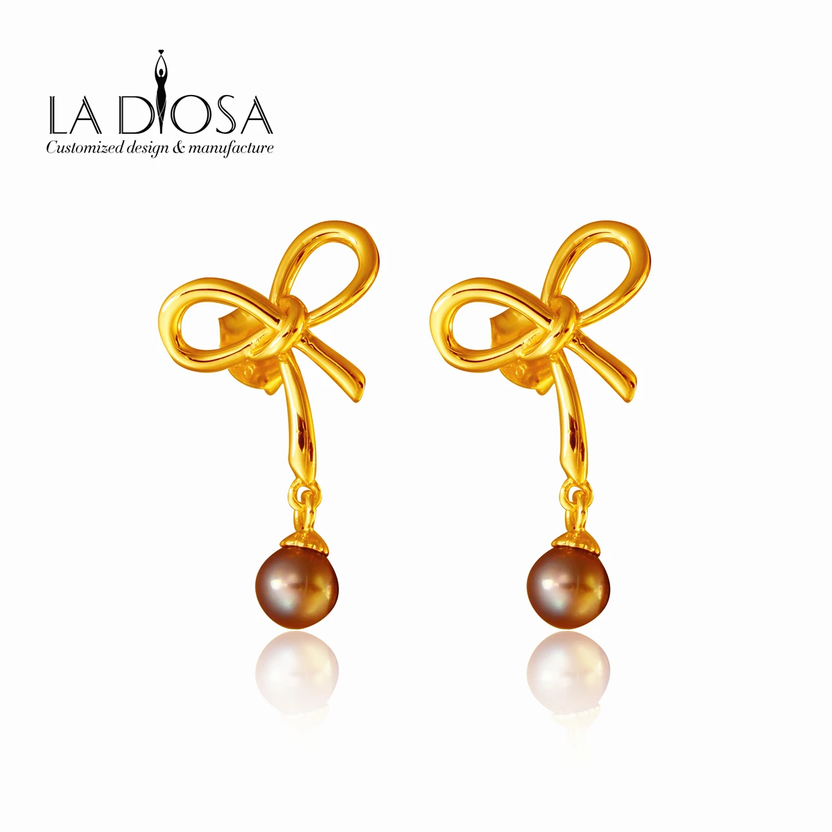 Top Quality 18K Gold Plated Freshwater Pearl Sterling Silver Earring Jewelry, Customized color
Top Quality 18K Gold Plated Freshwater Pearl Sterling Silver Earring Jewelry, Customized color