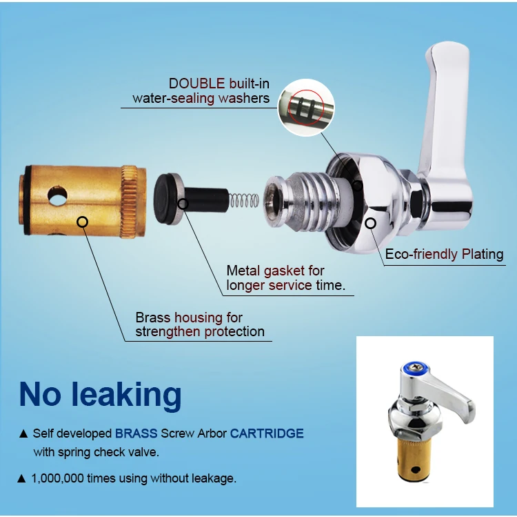 Deck Mount Single Handle Control  Kitchen Pot Filler Faucet with Movable Spout