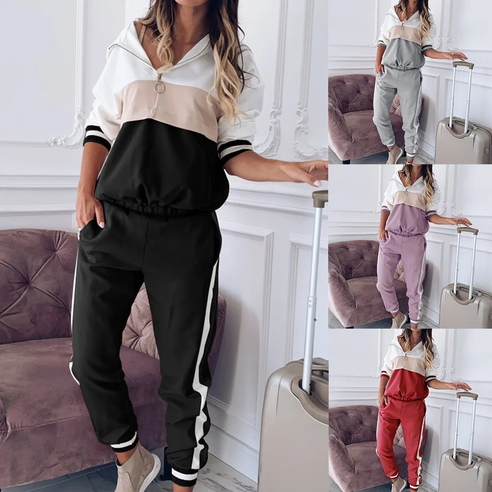 European and American foreign trade women's autumn new sports leisure suit two pieces, Picture
European and American foreign trade women's autumn new sports leisure suit two pieces, Picture