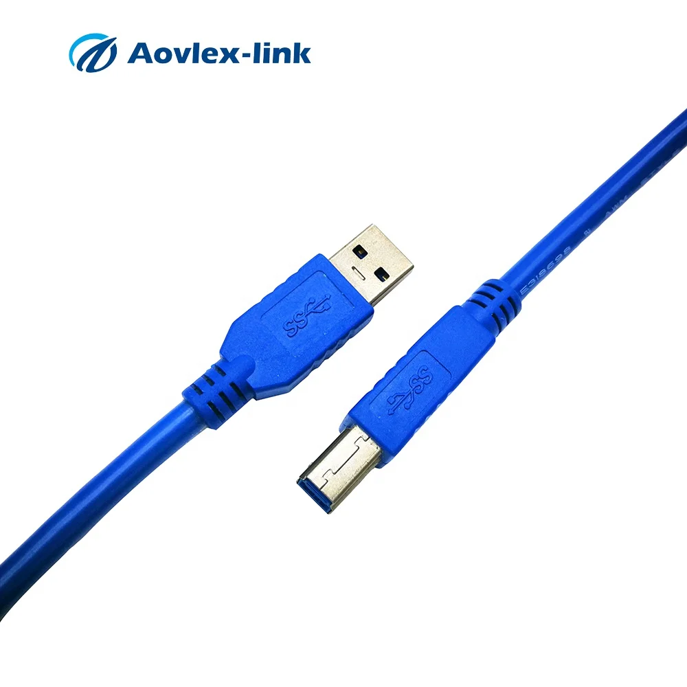 Professional Manufacturer Superspeed USB3.0 Cable A Male to B Male USB Printer Cable Custom USB 3.0 Cable, Blue
Professional Manufacturer Superspeed USB3.0 Cable A Male to B Male USB Printer Cable Custom USB 3.0 Cable, Blue
