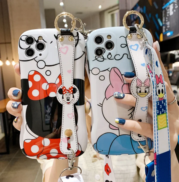 Anime lanyard belt Minnie mouse Daisy Stand Phone Case For iPhone 12 pro 12 Mini 11 XS X Cover free shipping, Colorful
Anime lanyard belt Minnie mouse Daisy Stand Phone Case For iPhone 12 pro 12 Mini 11 XS X Cover free shipping, Colorful