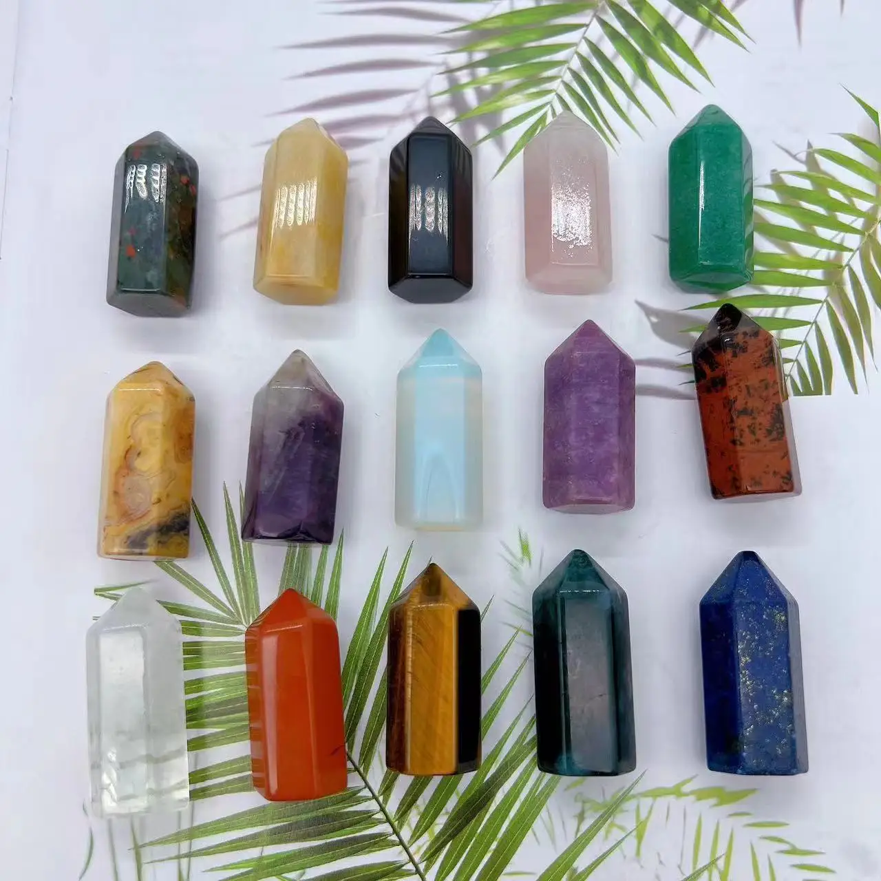 1.5inch natural stones healing gemstone mini size towers mascot mini size Carving Crafts Crystal points
1.5inch natural stones healing gemstone mini size towers mascot mini size Carving Crafts Crystal points