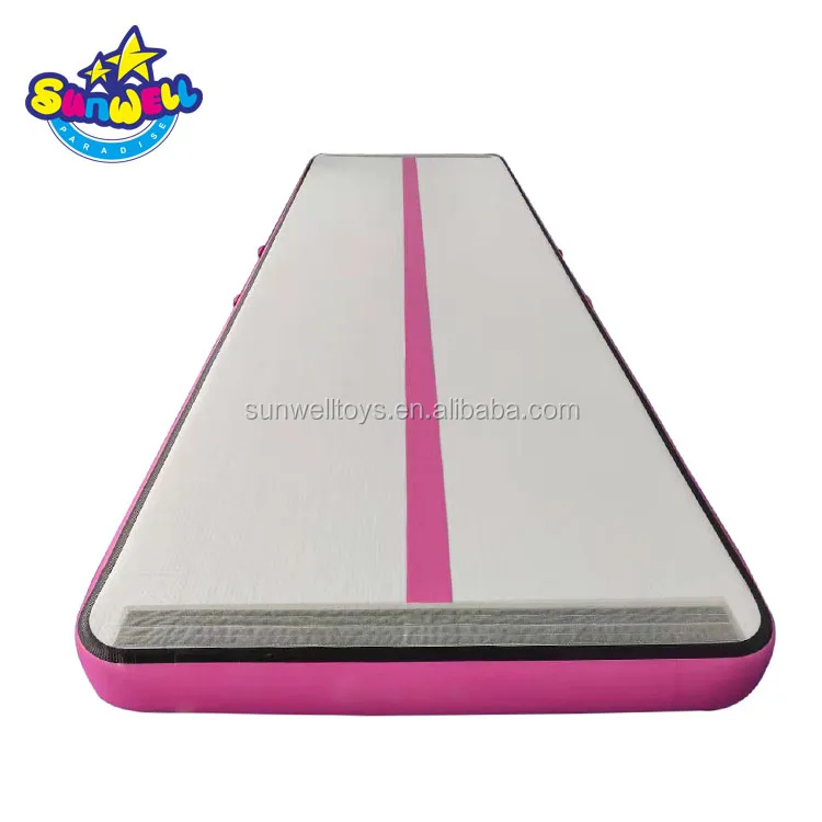 OEM 6m 8m 10m 12m Gymnastics Training Inflatable Airtrack gymnastics inflatable tumbling mat factory