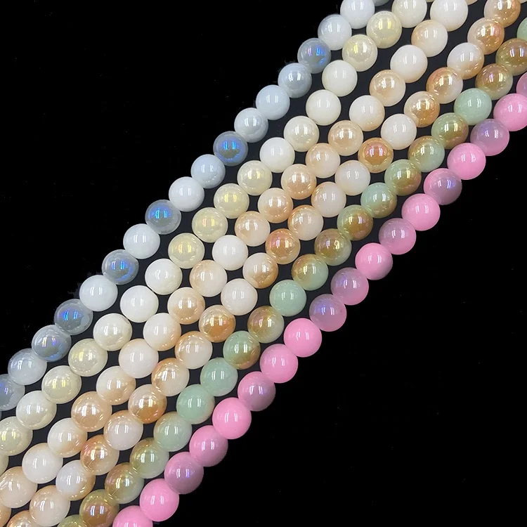 Sparkling Crystal Round Beads Assorted Color No Fading Color Glass Beads With AB Plated, Any color is available
Sparkling Crystal Round Beads Assorted Color No Fading Color Glass Beads With AB Plated, Any color is available