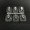 Self Adhesive Mini command transparent plastic hooks and cable clips holder