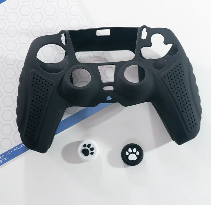 Silicone cover for PS5 wireless controller accessories anti slip protection case with joystick caps, Red,blue,black,white
Silicone cover for PS5 wireless controller accessories anti slip protection case with joystick caps, Red,blue,black,white