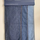 Wholesale multicolor knit strip cotton denim fabric for jeans