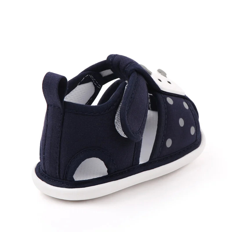 Cute Cartoon Design Baby Shoes Boy Girl Rubber Sole Walking Shoes Newborn Shoes manufacture
