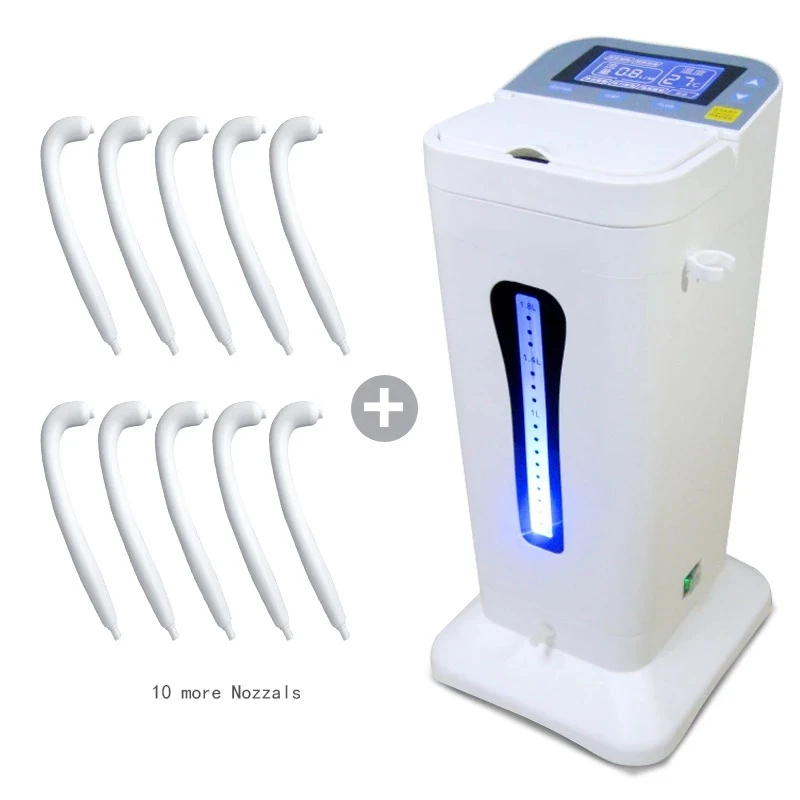 Portable Home Use Colon Hydrotherapy System with LCD Screen Removing Intestinal Parasites Lose Weight Machine, White
Portable Home Use Colon Hydrotherapy System with LCD Screen Removing Intestinal Parasites Lose Weight Machine, White