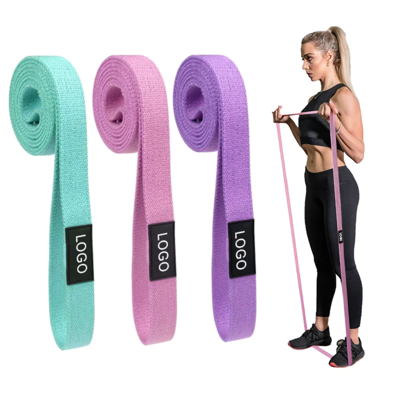 New Custom Logo Fabric Pull Up Fitness Gym Cotton Long Resistance Loop Exercise Bands, Customized
New Custom Logo Fabric Pull Up Fitness Gym Cotton Long Resistance Loop Exercise Bands, Customized
