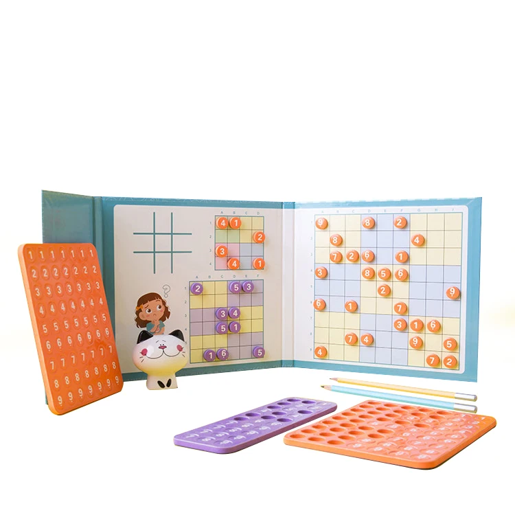 Magnetic Nine-square grid Sudoku Game Children's Thinking Training Science Educational Toy EVA Magnetic Digital Sudoku
Magnetic Nine-square grid Sudoku Game Children's Thinking Training Science Educational Toy EVA Magnetic Digital Sudoku