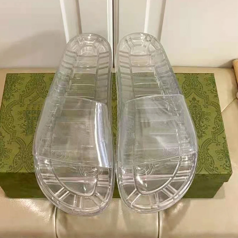 Ladies Luxury Outdoor wholesale brand shoes Designer Famous Brand Shoes Transparent PVC Plastic Jelly Women Slipper Shoes
Ladies Luxury Outdoor wholesale brand shoes Designer Famous Brand Shoes Transparent PVC Plastic Jelly Women Slipper Shoes
