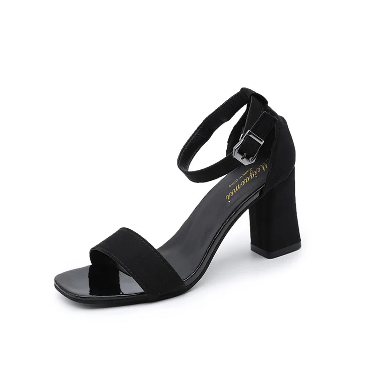 Factory Sale Trendy Ladies Casual Sandals Solid Color Square Toe Open Toe Block Heel Hollow Ankle Belt Buckle Women Sandals
Factory Sale Trendy Ladies Casual Sandals Solid Color Square Toe Open Toe Block Heel Hollow Ankle Belt Buckle Women Sandals