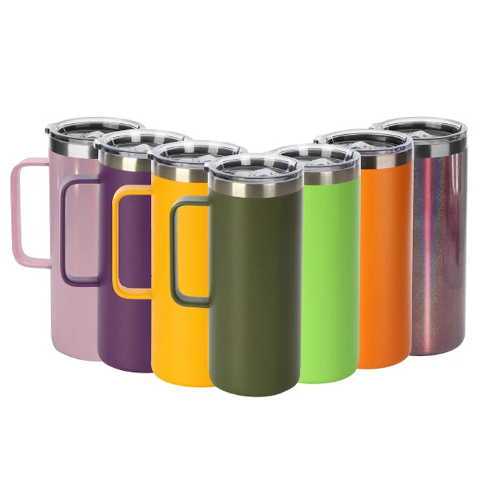 WeVi 14oz 24oz 32oz Double Wall Stainless Steel Tumbler Vacuum Insulated Coffee tumbler with Handle, Customized color
WeVi 14oz 24oz 32oz Double Wall Stainless Steel Tumbler Vacuum Insulated Coffee tumbler with Handle, Customized color