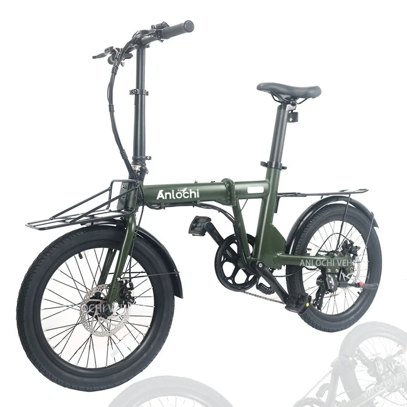 ANLOCHI good quality 350W 20inch smart cycle electric bike bicycle folding with racks from China
ANLOCHI good quality 350W 20inch smart cycle electric bike bicycle folding with racks from China