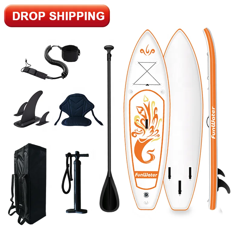 FUNWATER drop shipping sup paddle board inflatable sup price surfboard fishing sup board, White
FUNWATER drop shipping sup paddle board inflatable sup price surfboard fishing sup board, White