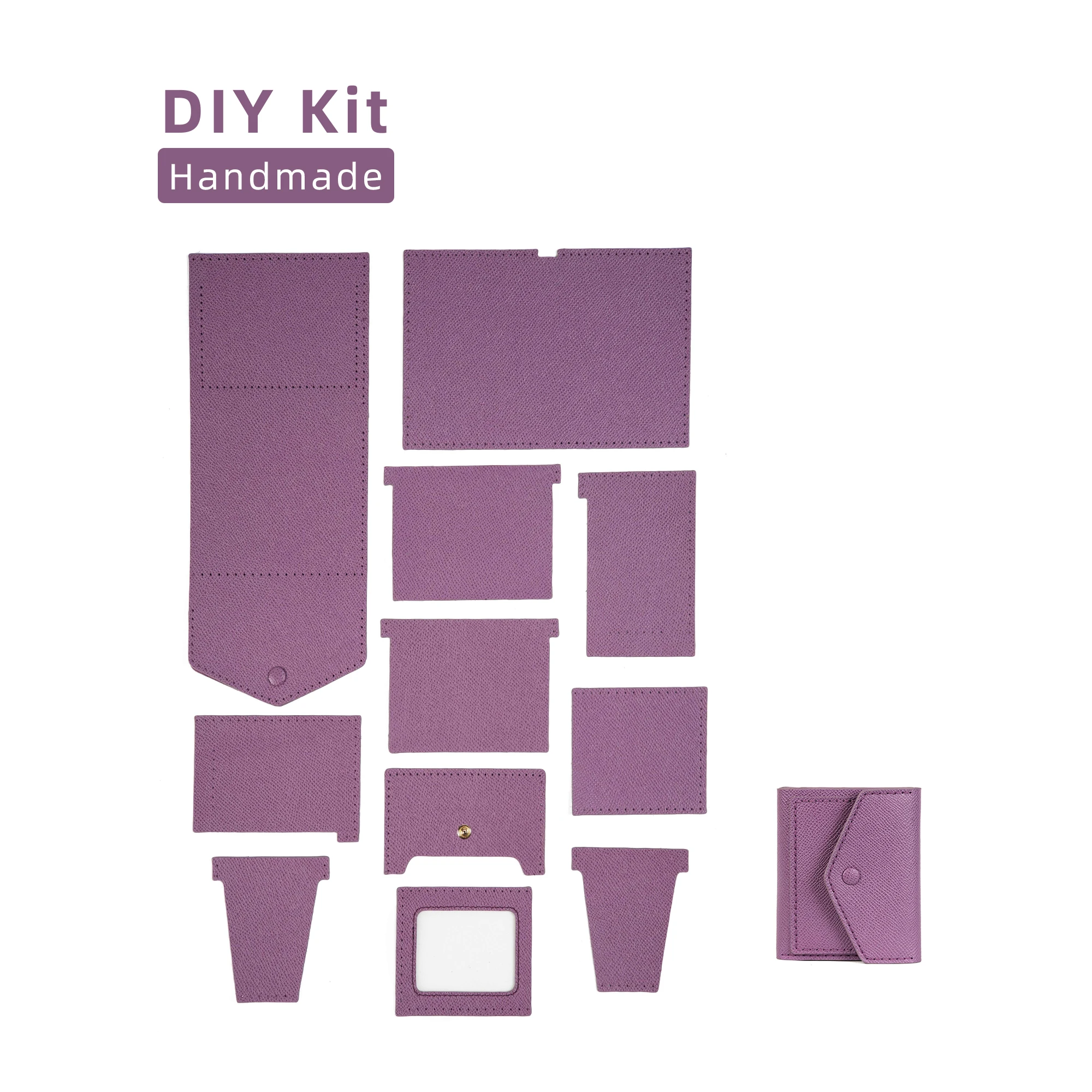 Handmade Wallet Kit, DIY Handmade Leather Wallet Kit Women Material Bag for DIY Handmade Tool
Handmade Wallet Kit, DIY Handmade Leather Wallet Kit Women Material Bag for DIY Handmade Tool
