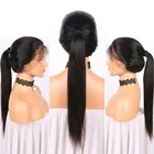 Customize Cuticle Aligned Raw Virgin Hair Thin Swiss Lace Lace Frontal Wig