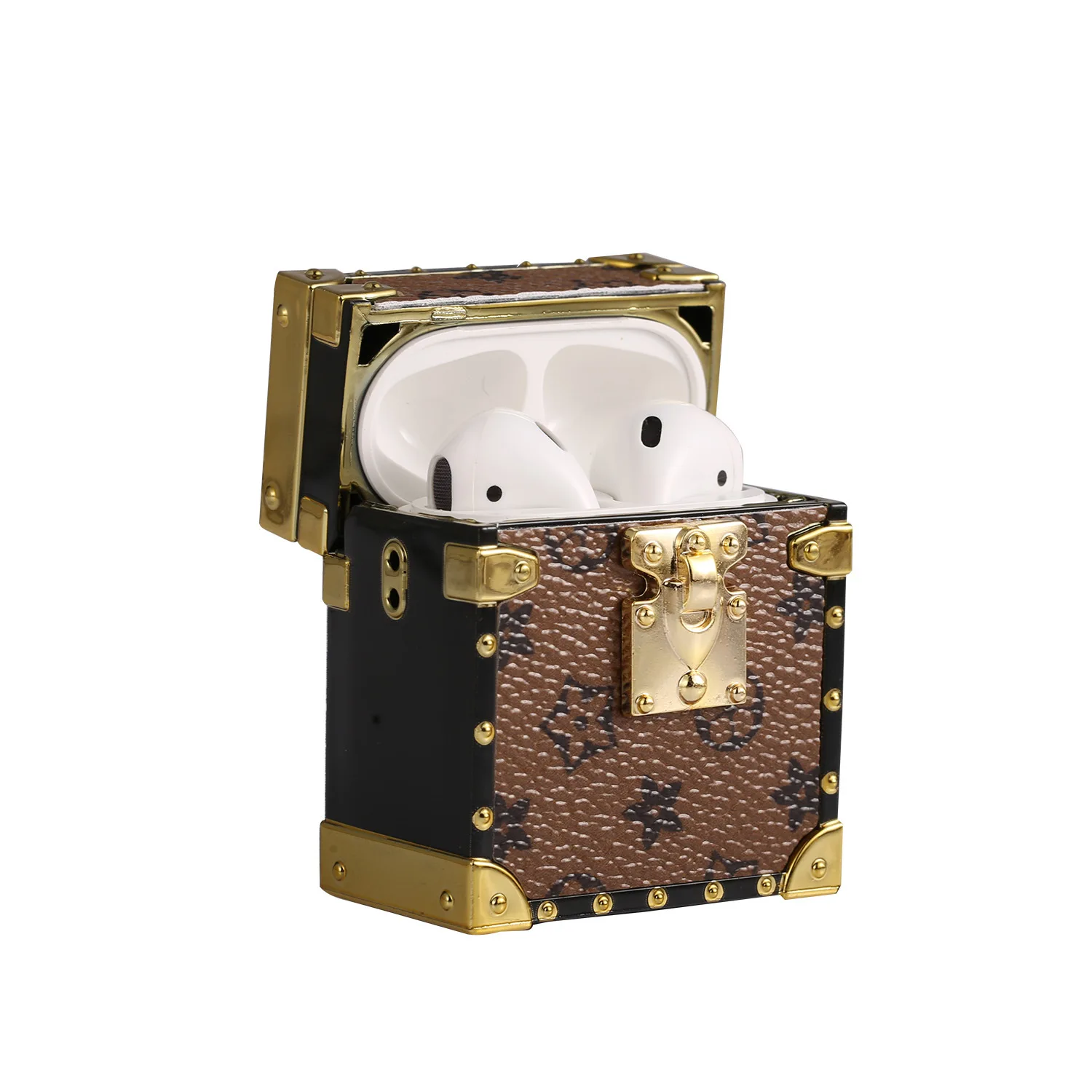 Case Luxury box Hot selling PU leather luggage for airpods pro case Protective Earphone Cover Anti-lost Cover for Airpods, Multi colors
Case Luxury box Hot selling PU leather luggage for airpods pro case Protective Earphone Cover Anti-lost Cover for Airpods, Multi colors