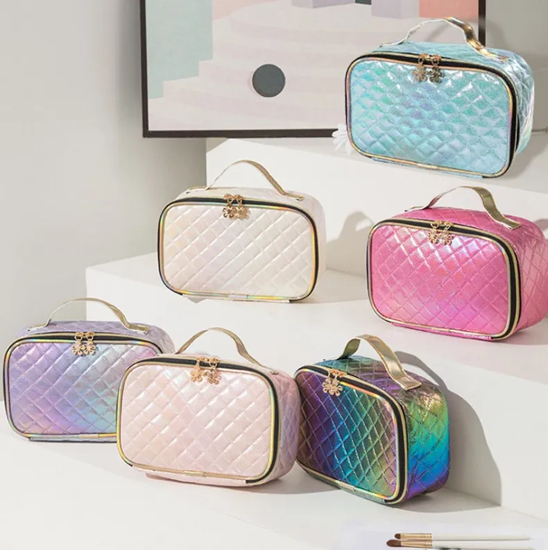 Portable Travel Fluorescent Color PU Material Cosmetic Bags Makeup Tools Storage Bag Makeup Bag, As picture
Portable Travel Fluorescent Color PU Material Cosmetic Bags Makeup Tools Storage Bag Makeup Bag, As picture