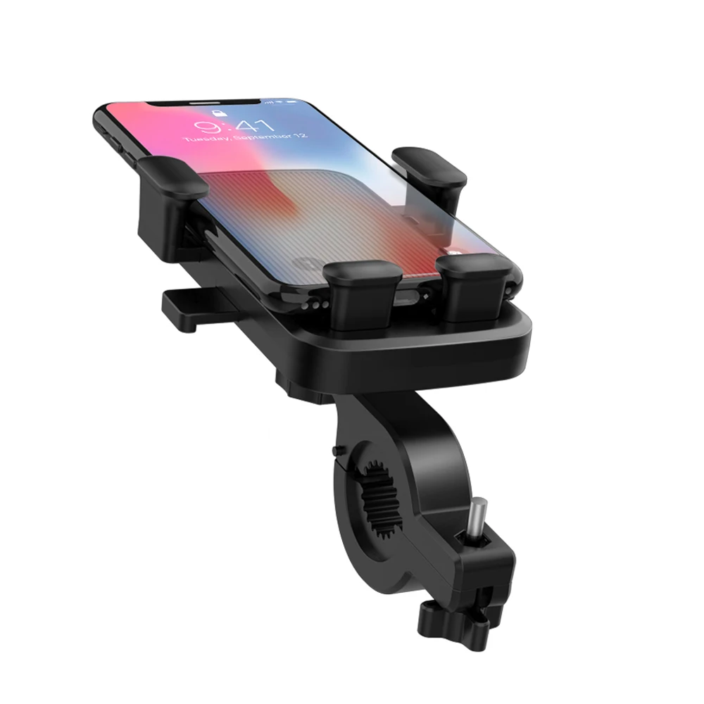 Phone holder for bike, Premium Universal Adjustable Bike Phone Mount for Motorcycle, Black
Phone holder for bike, Premium Universal Adjustable Bike Phone Mount for Motorcycle, Black