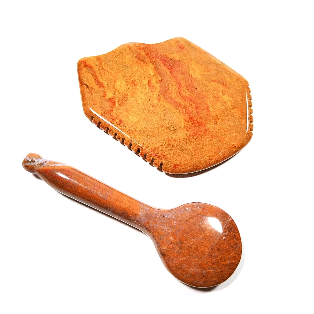 Hot wholesale Spiky Mookaite jasper gua sha board spiky guastone tool for anti aging
Hot wholesale Spiky Mookaite jasper gua sha board spiky guastone tool for anti aging