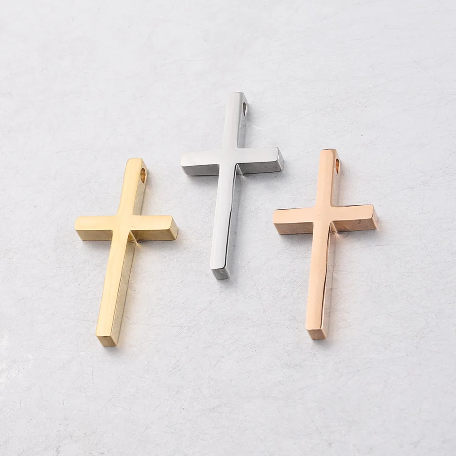 Mirror stainless steel cross accessories pendants for necklace, Silver/gold/rose gold
Mirror stainless steel cross accessories pendants for necklace, Silver/gold/rose gold