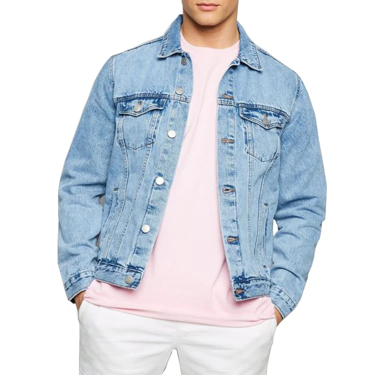 bleached denim jacket mens