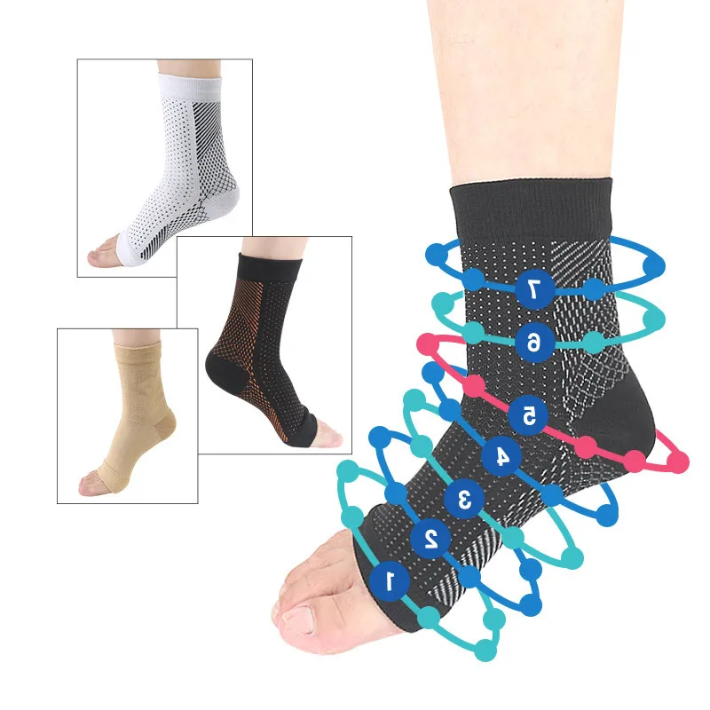 WIIPU Sprain protective ankle sports socks Protective copper fiber ankle socks Pressure foot socks
WIIPU Sprain protective ankle sports socks Protective copper fiber ankle socks Pressure foot socks