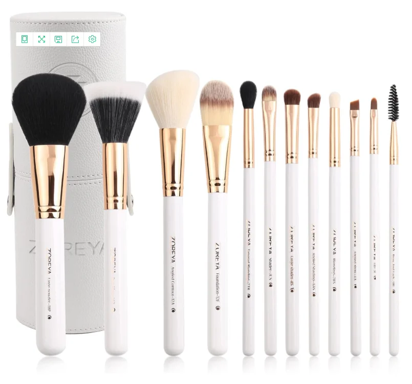 Wholesale High Quality Makeup Tools White Black Rose Gold Makeup Brush Set with Beautiful Box, Customized color
Wholesale High Quality Makeup Tools White Black Rose Gold Makeup Brush Set with Beautiful Box, Customized color