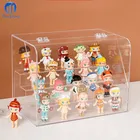 YongJing 2020 Hot Sale Toy Storage Clear Acrylic Garage Kits Organizer with Cover