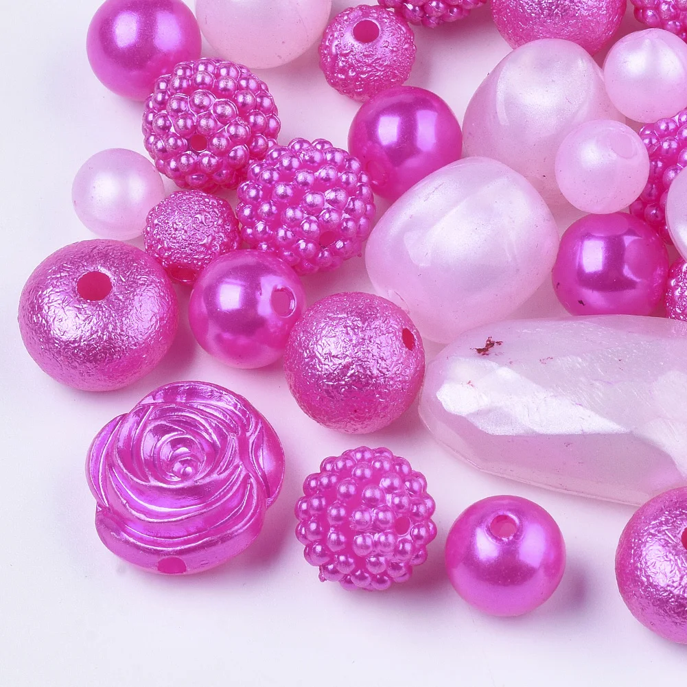 PandaHall Mixed Shape Imitation Pearl Acrylic Beads
PandaHall Mixed Shape Imitation Pearl Acrylic Beads