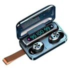 F9-9 TWS BT5.0 Touch Earphones 9D Stereo Waterproof charging phone 3LED digital Display Wireless headphones