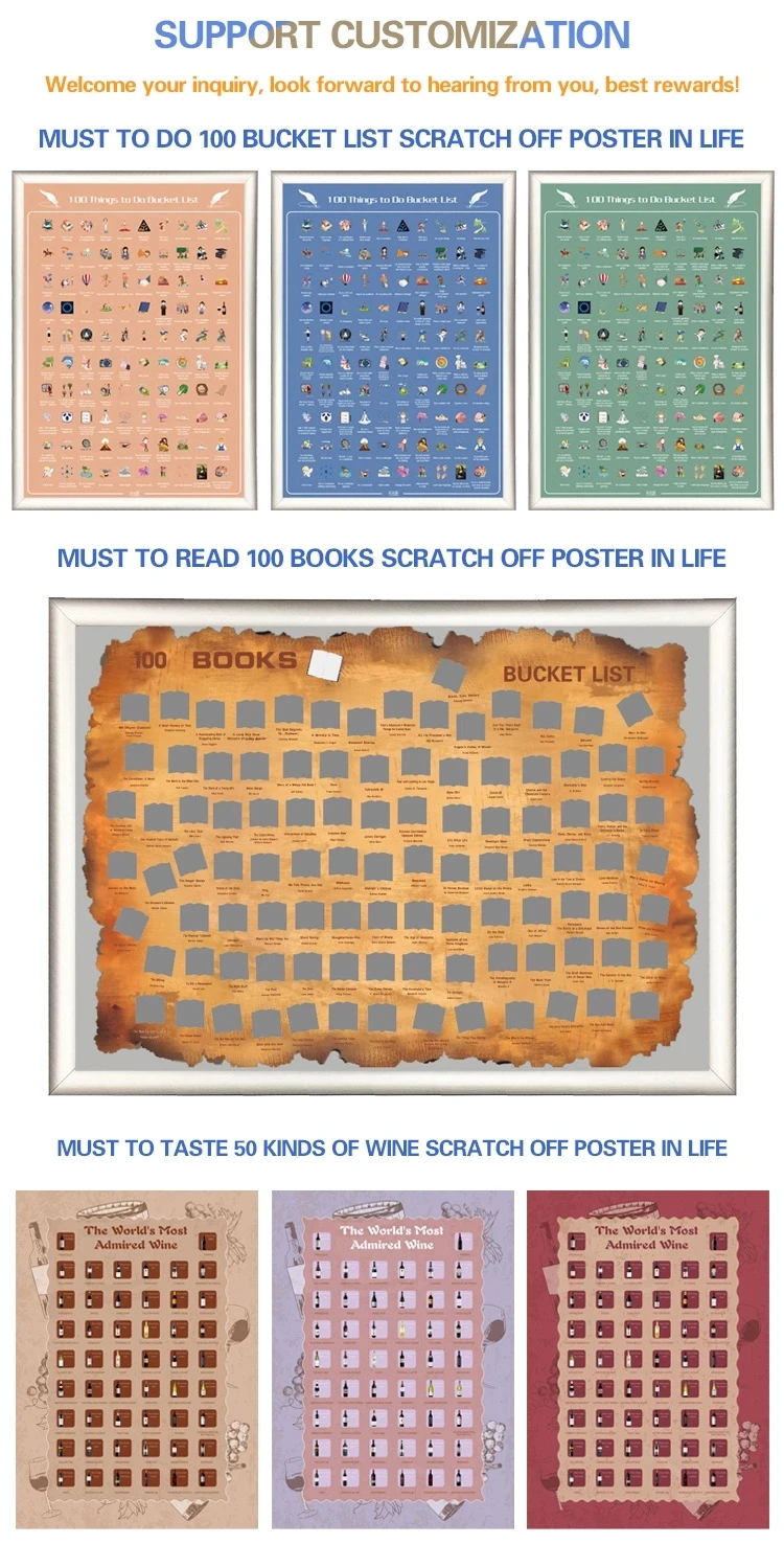 product-Dezheng-Customized Printed Scratch Off Poster Scratch And Peel Poster Made To Order Scratch -4