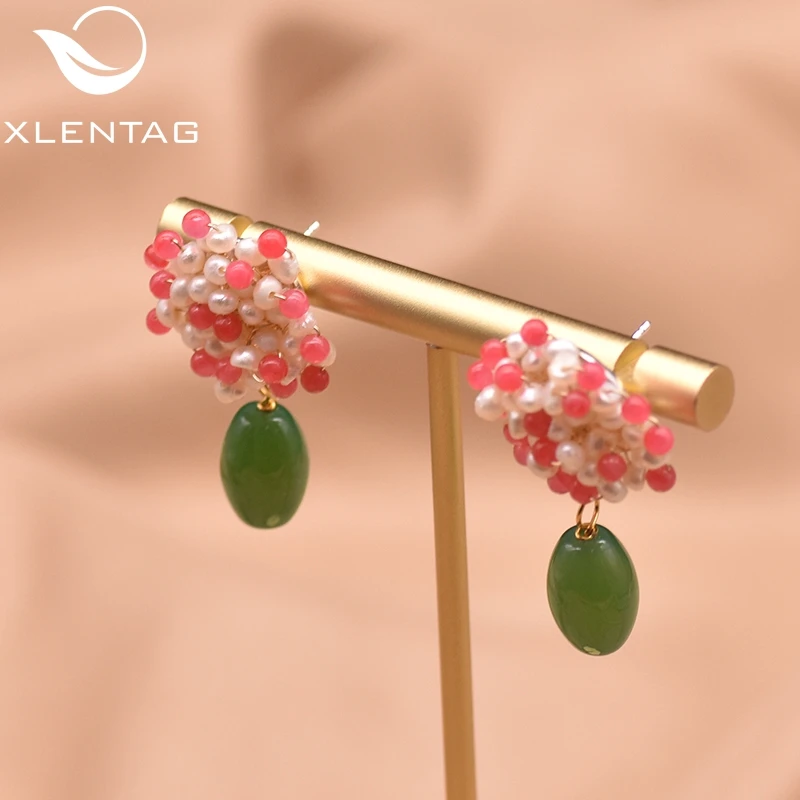 Natural Freshwater Pearl Stud Earrings Women Party Flower Shape Handmade Designer Earrings Popular Brands Jade Jewelry
Natural Freshwater Pearl Stud Earrings Women Party Flower Shape Handmade Designer Earrings Popular Brands Jade Jewelry