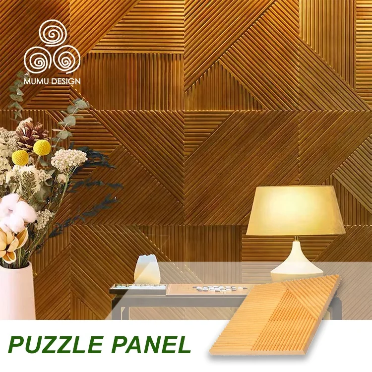 MUMU 3D Interior Decorative Background Wall Panel Solid Wood Luxury Modern Wallboard for Decorative Effect
MUMU 3D Interior Decorative Background Wall Panel Solid Wood Luxury Modern Wallboard for Decorative Effect